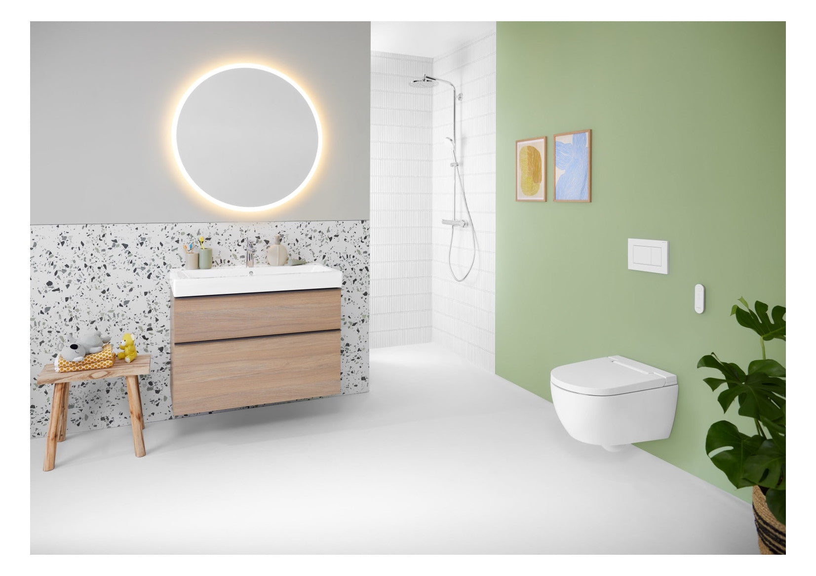 Geberit AquaClean Alba WC-Komplettanlage Wand-WC