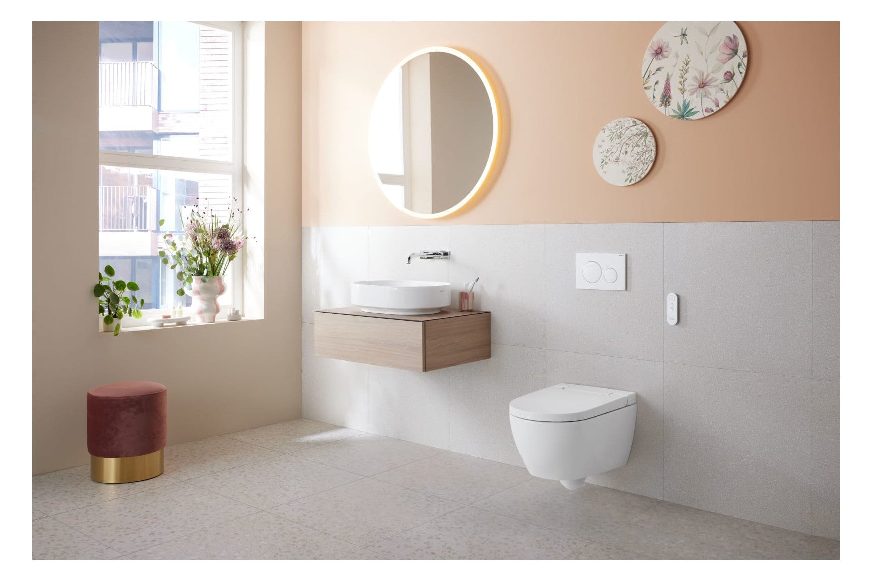 Geberit AquaClean Alba WC-Komplettanlage Wand-WC