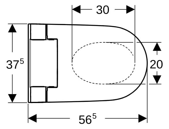Geberit AquaClean Alba WC-Komplettanlage Wand-WC
